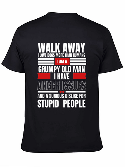 Grumpy Old Man Dog Lover T-Shirt