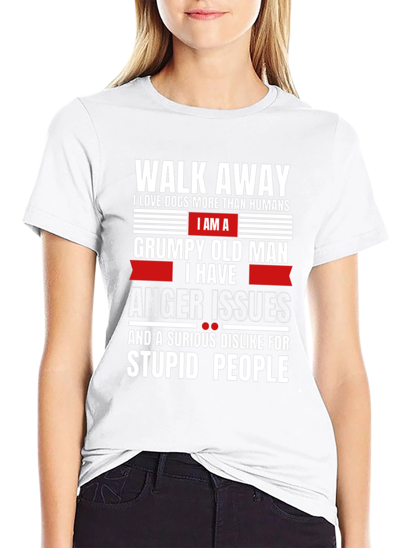 Grumpy Old Man Dog Lover T-Shirt