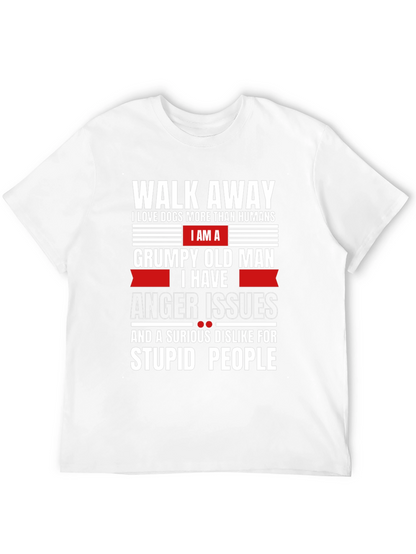 Grumpy Old Man Dog Lover T-Shirt