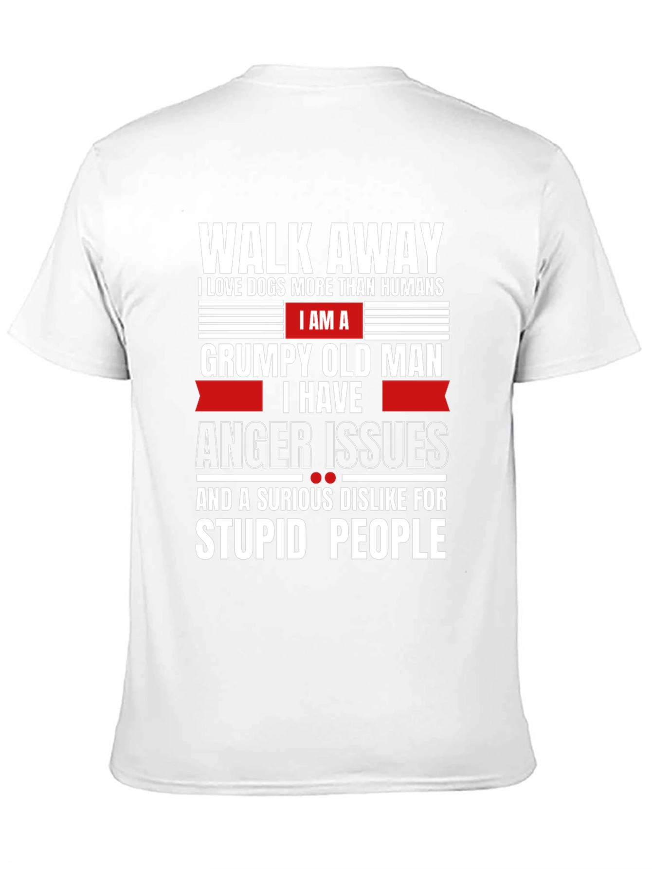 Grumpy Old Man Dog Lover T-Shirt