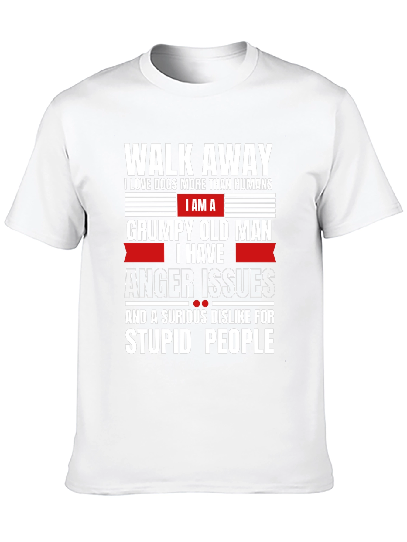 Grumpy Old Man Dog Lover T-Shirt