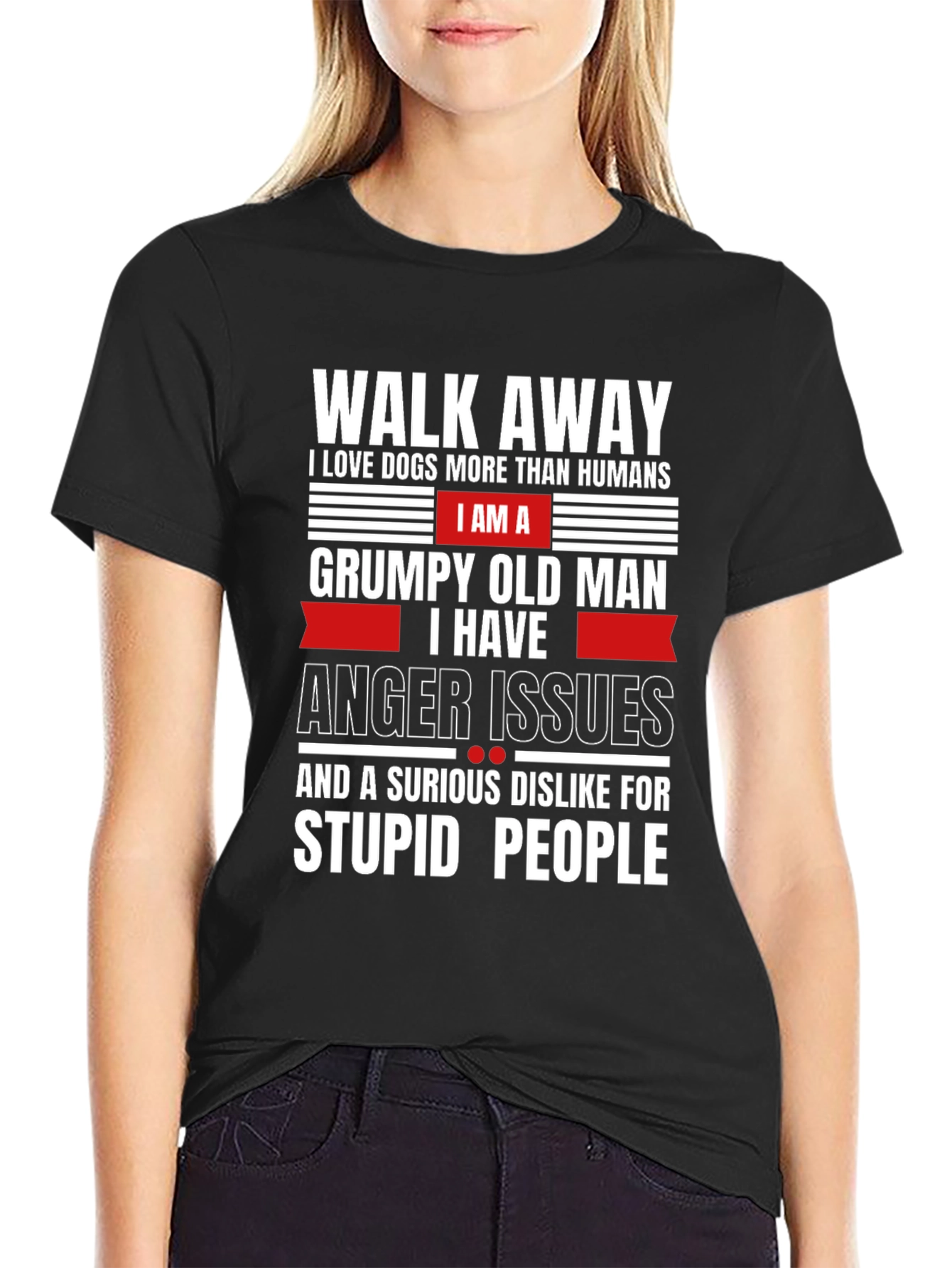 Grumpy Old Man Dog Lover T-Shirt