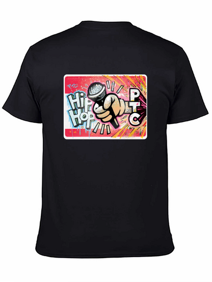 Hip Hop Microphone Graphic T-Shirt