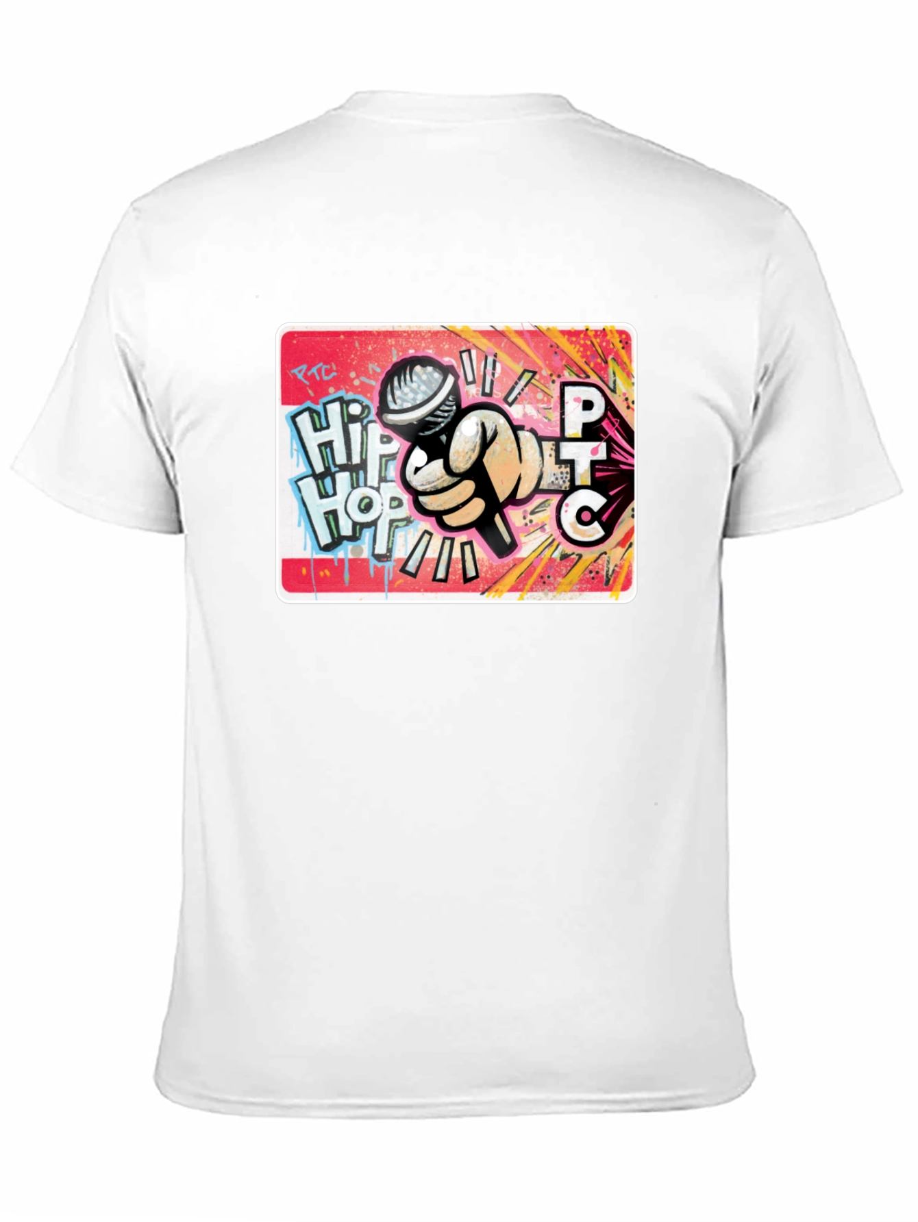 Hip Hop Microphone Graphic T-Shirt