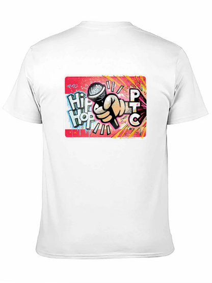Hip Hop Microphone Graphic T-Shirt