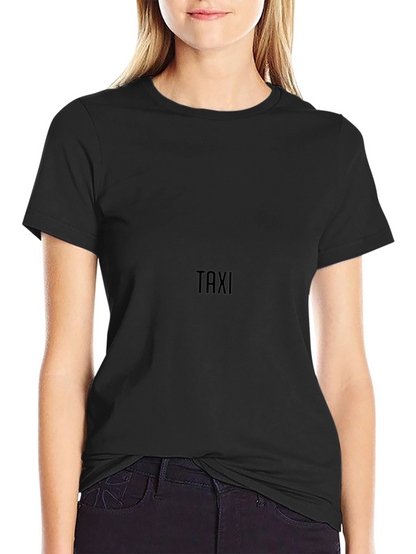 Classic Black TAXI Graphic T-Shirt