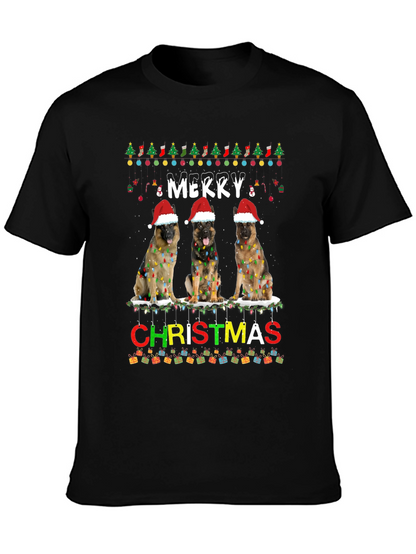 Merry Christmas Dog T-Shirt