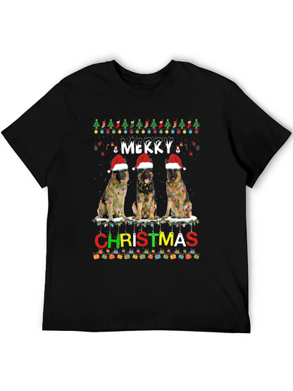 Merry Christmas Dog T-Shirt
