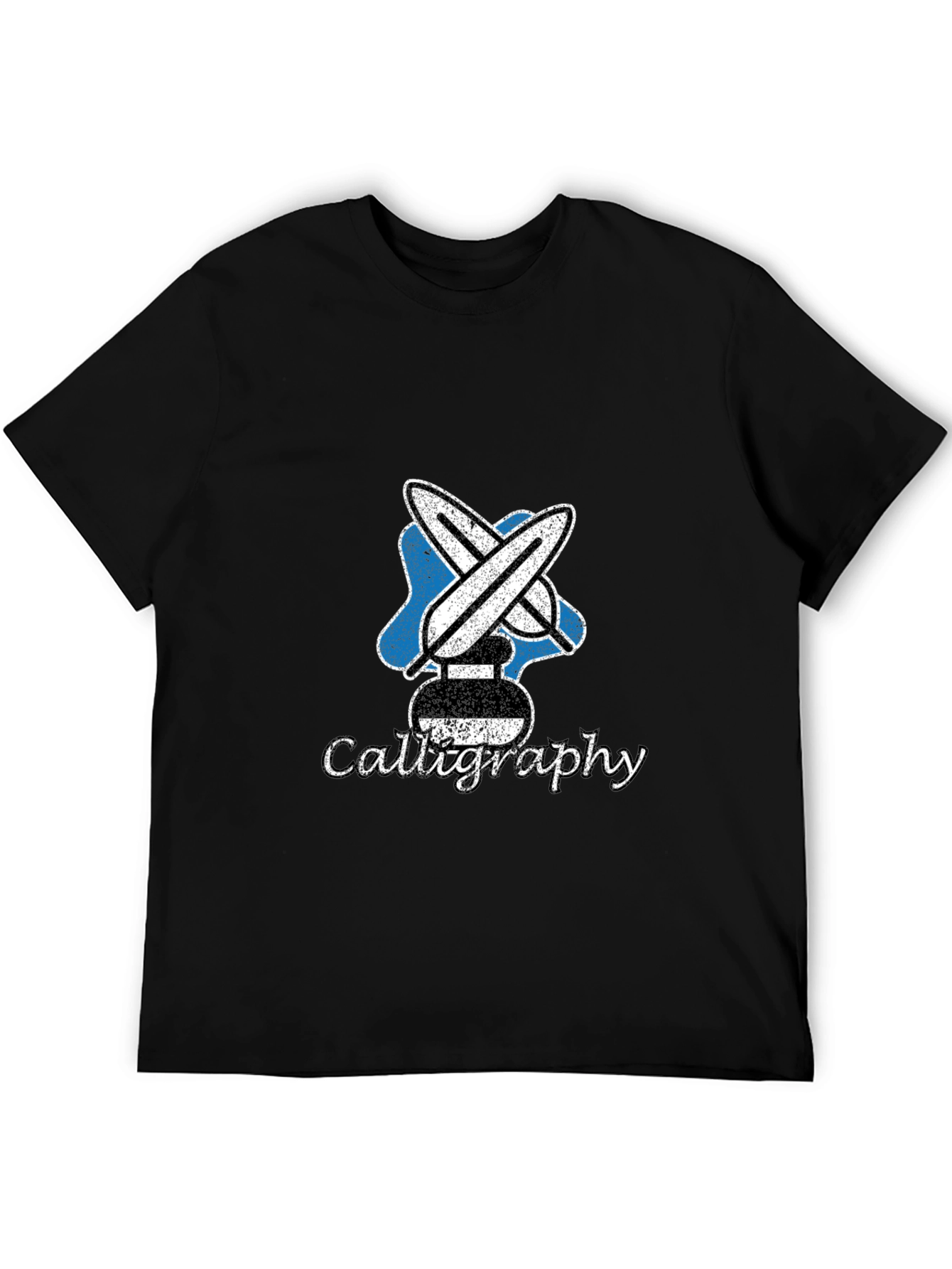 Calligraphy Tee - Artistic Ink Design