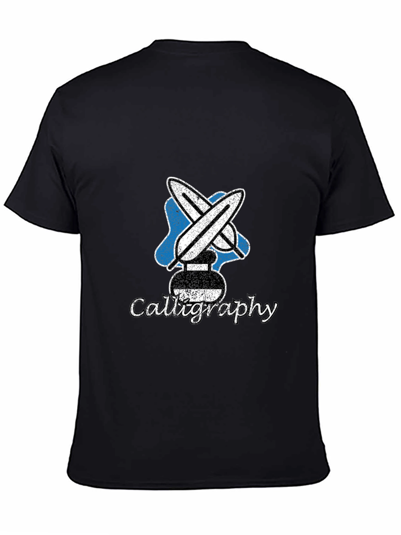 Calligraphy Tee - Artistic Ink Design