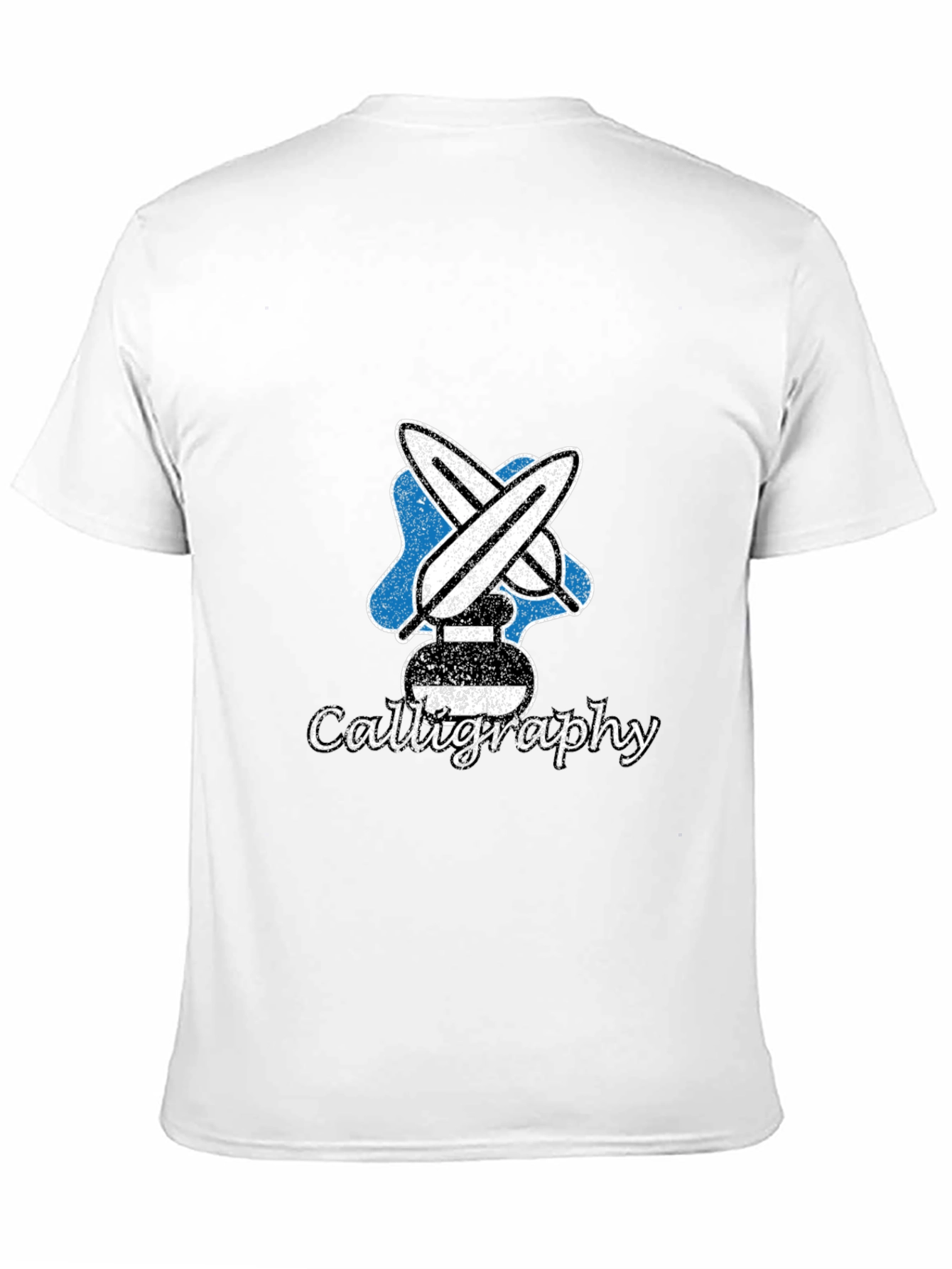 Calligraphy Tee - Artistic Ink Design