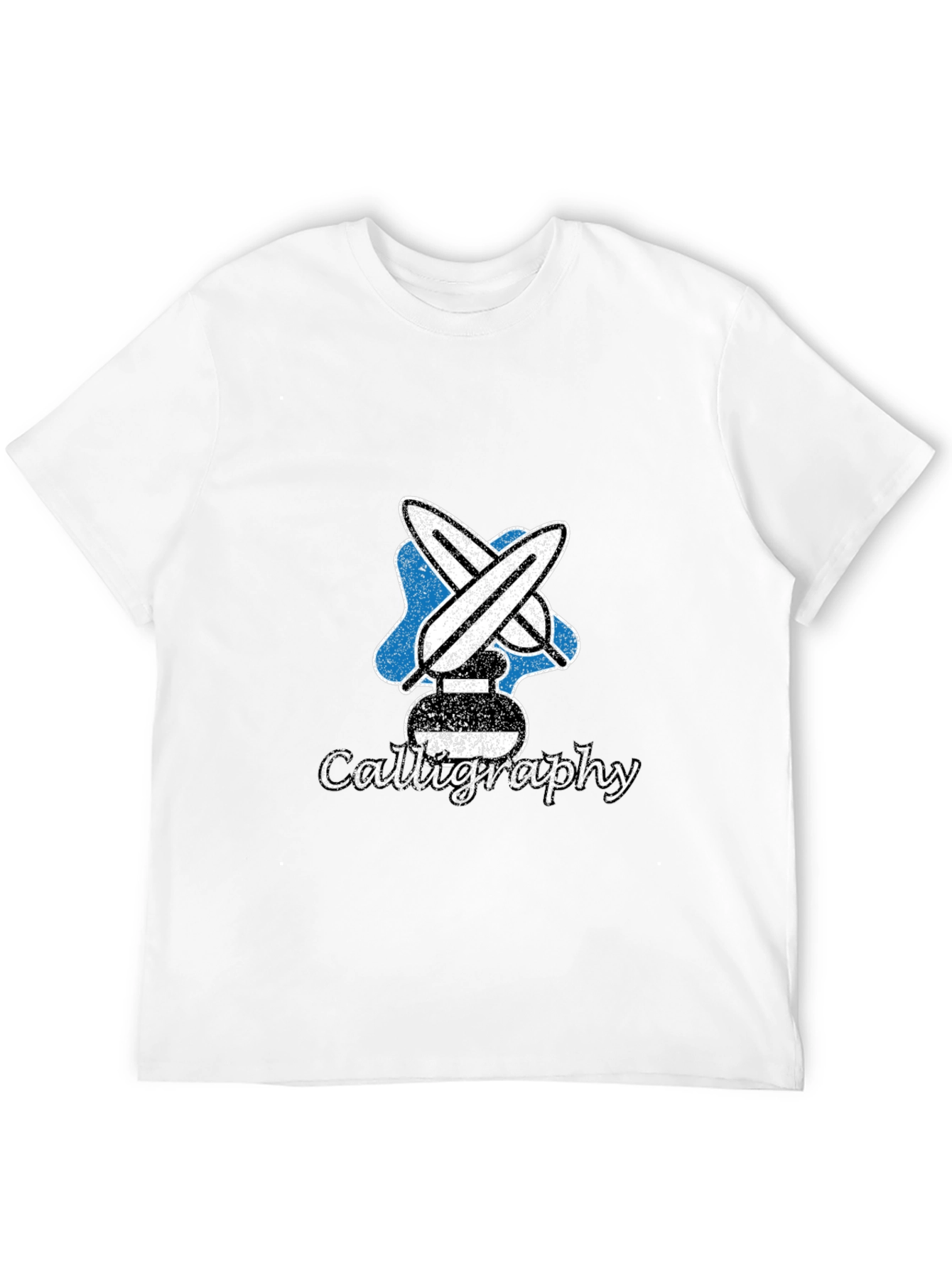 Calligraphy Tee - Artistic Ink Design