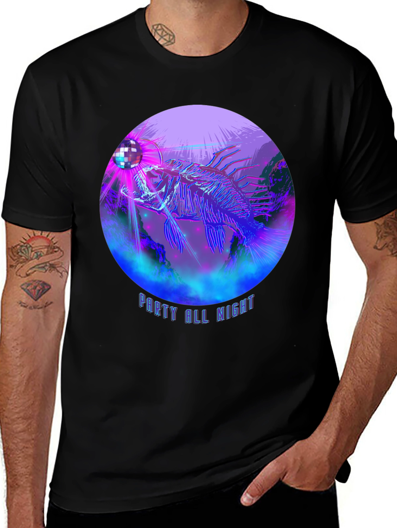 Party All Night Lionfish Graphic Tee