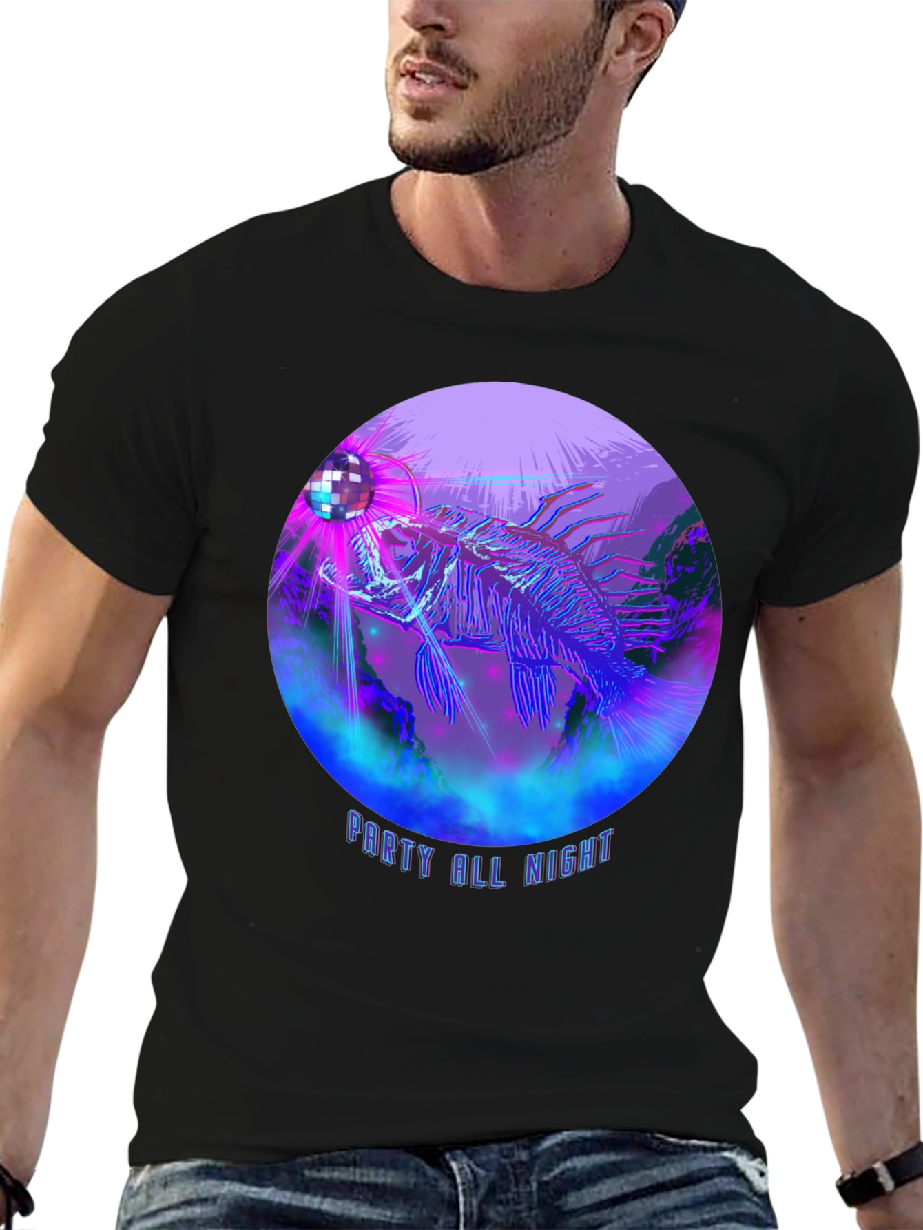 Party All Night Lionfish Graphic Tee