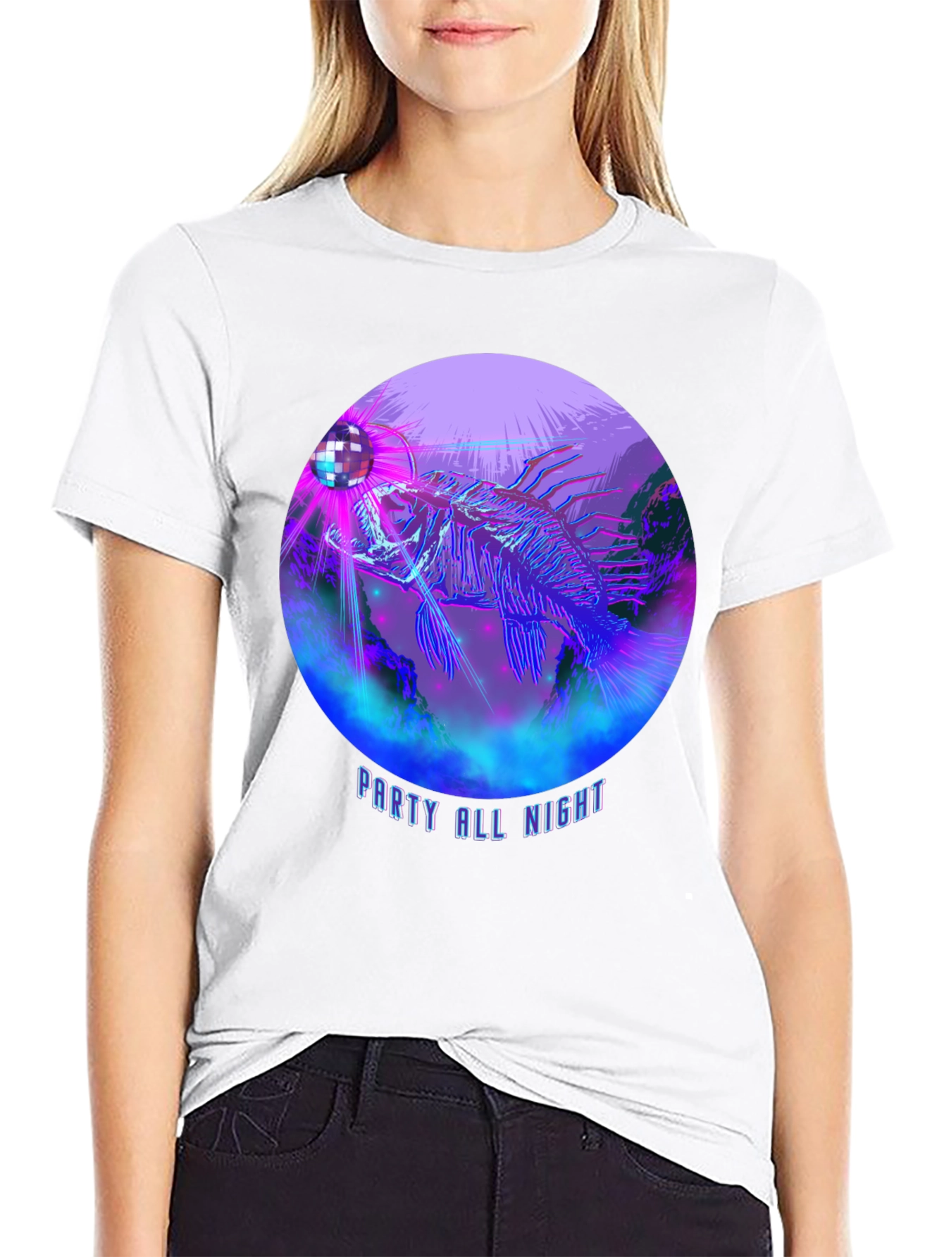 Party All Night Lionfish Graphic Tee