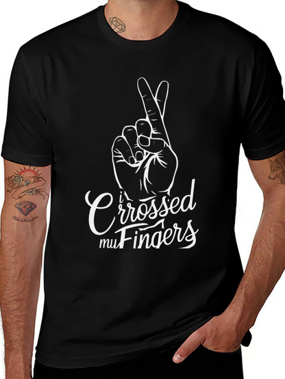 I Crossed My Fingers Graphic Tee