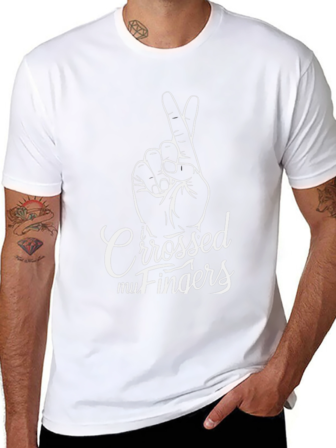 I Crossed My Fingers Graphic Tee
