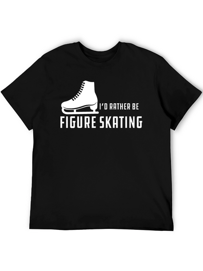 Figure Skating T-Shirt - Id Rather Be Skating