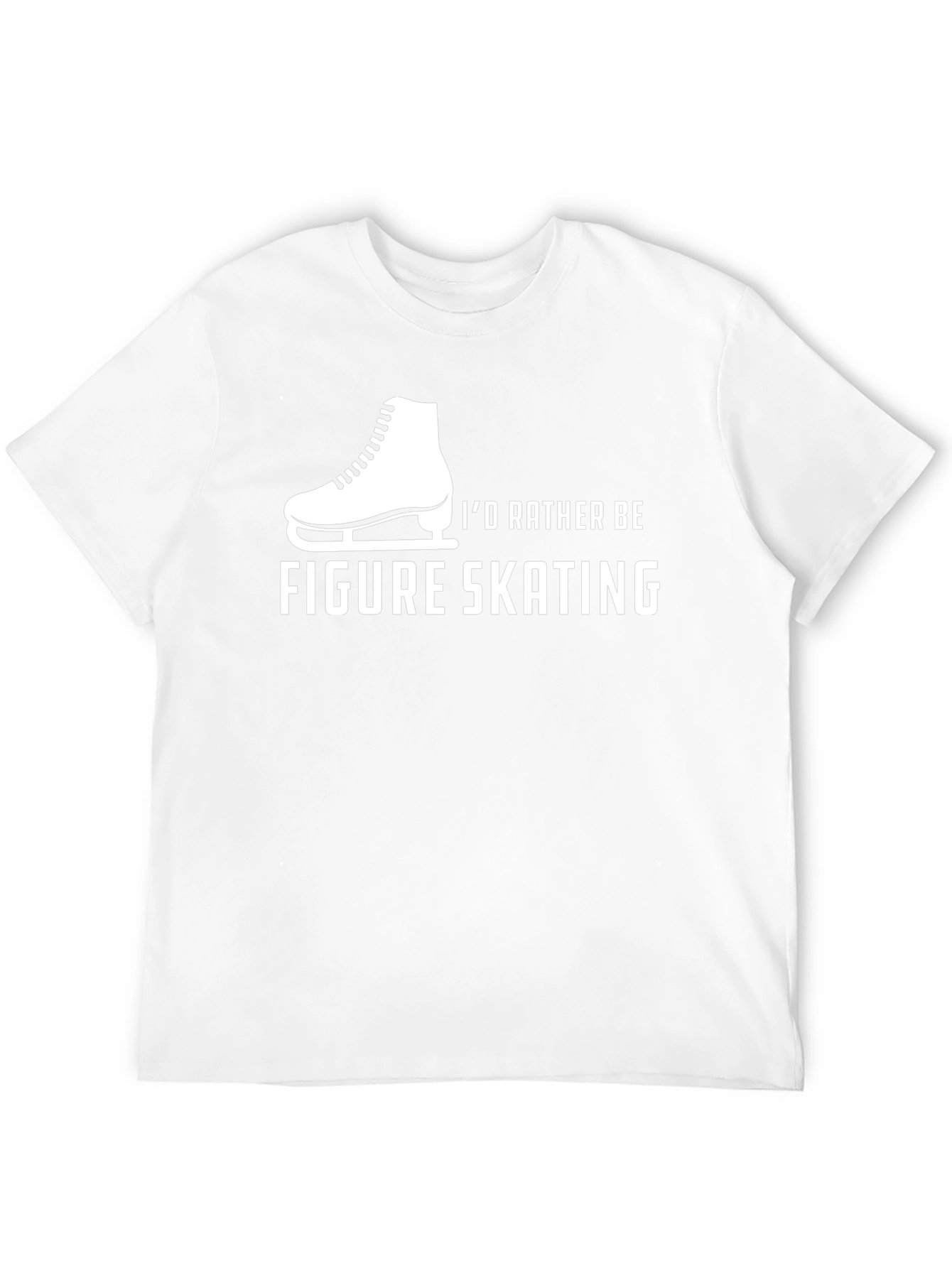 Figure Skating T-Shirt - Id Rather Be Skating