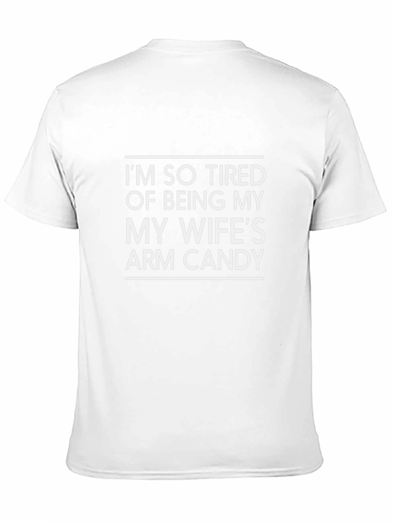 Funny Arm Candy Graphic Tee for Men