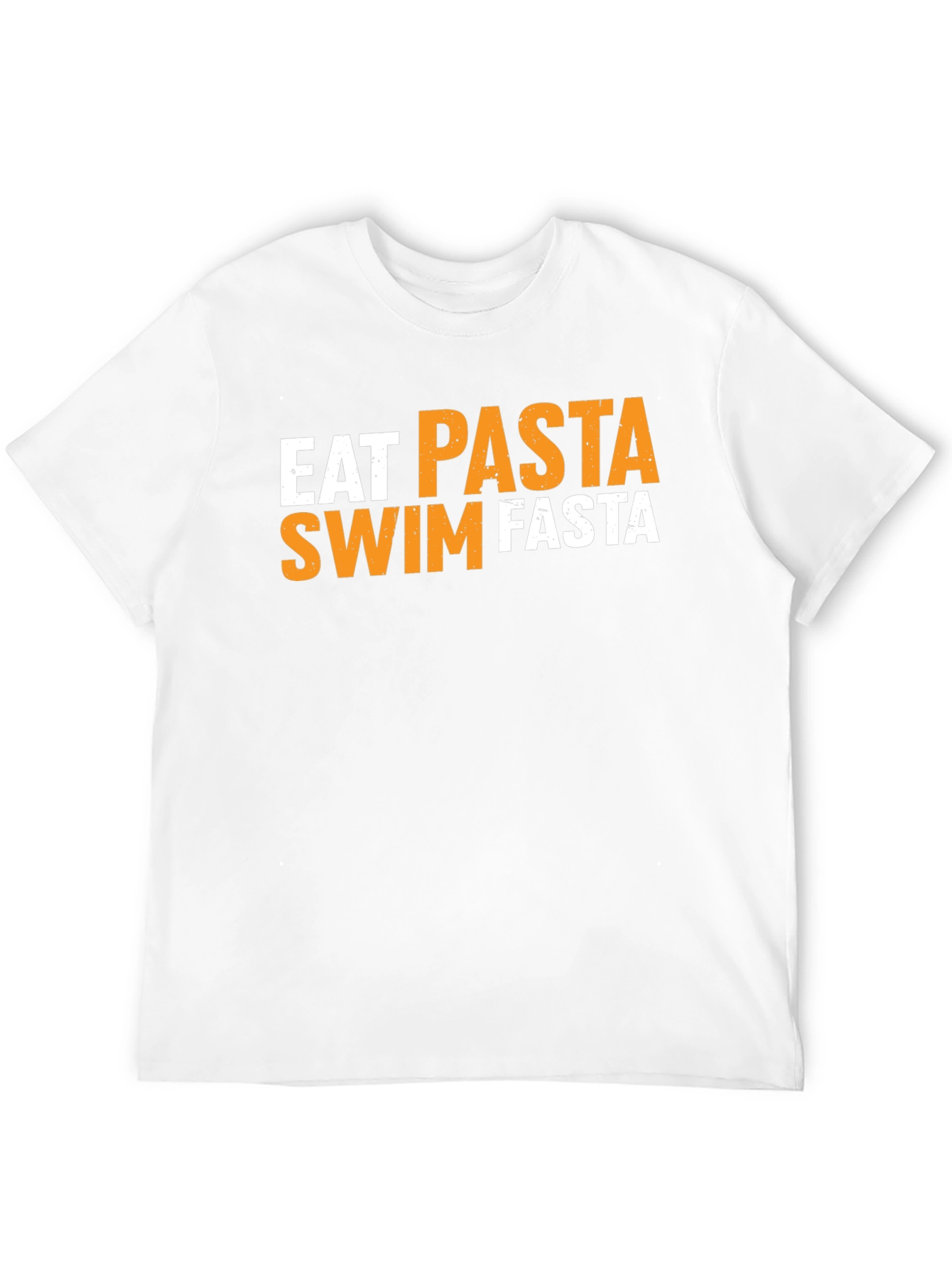 Eat Pasta Swim Fasta Black T-Shirt