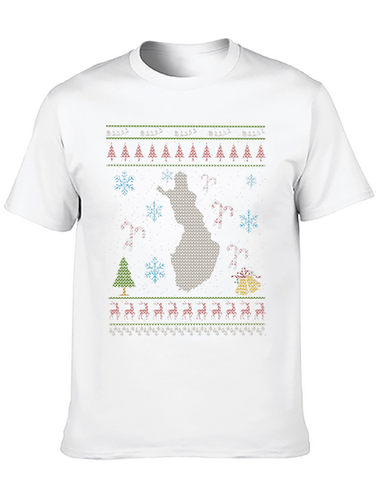 Finland Ugly Christmas Sweater T-Shirt
