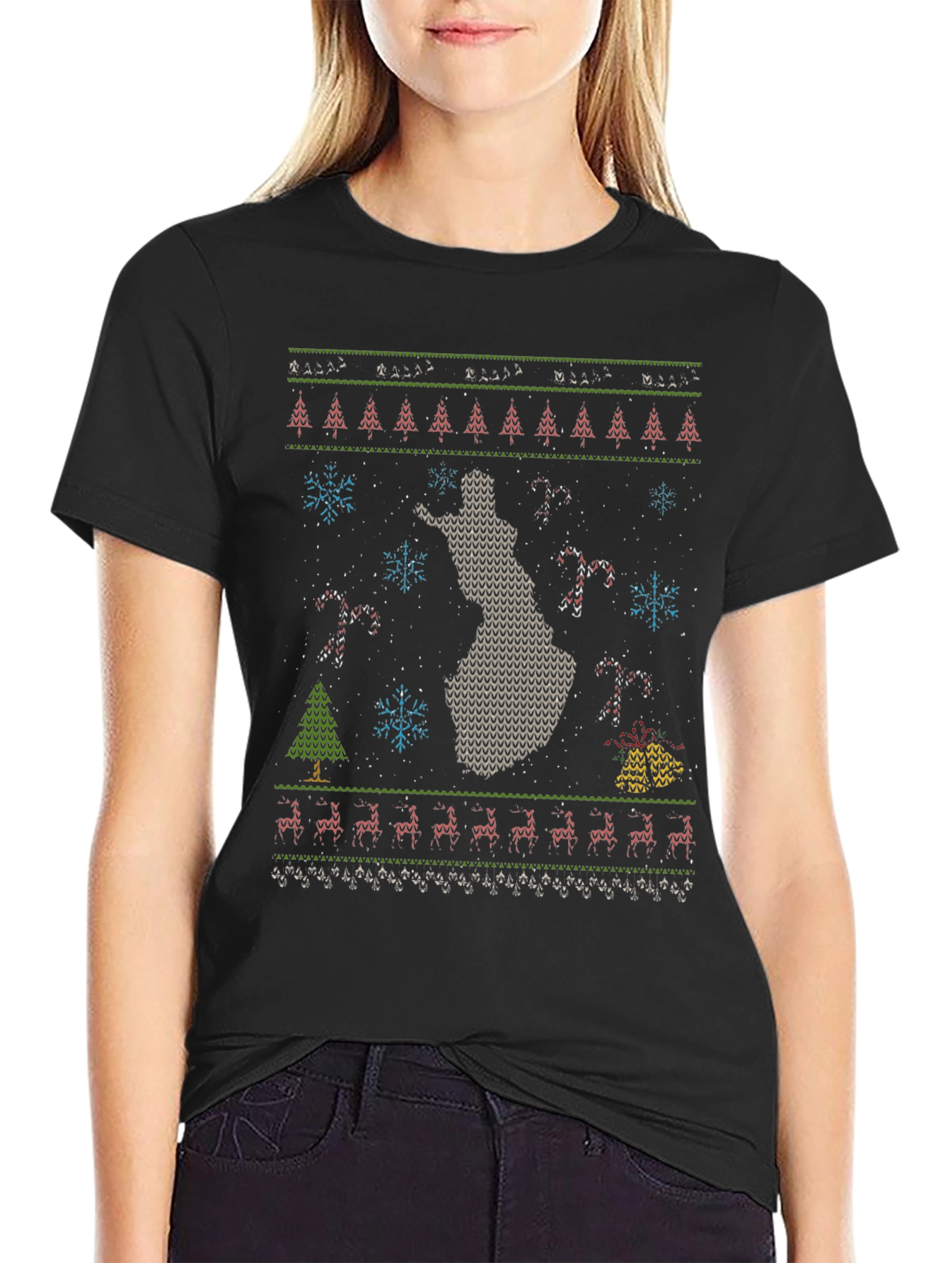 Finland Ugly Christmas Sweater T-Shirt