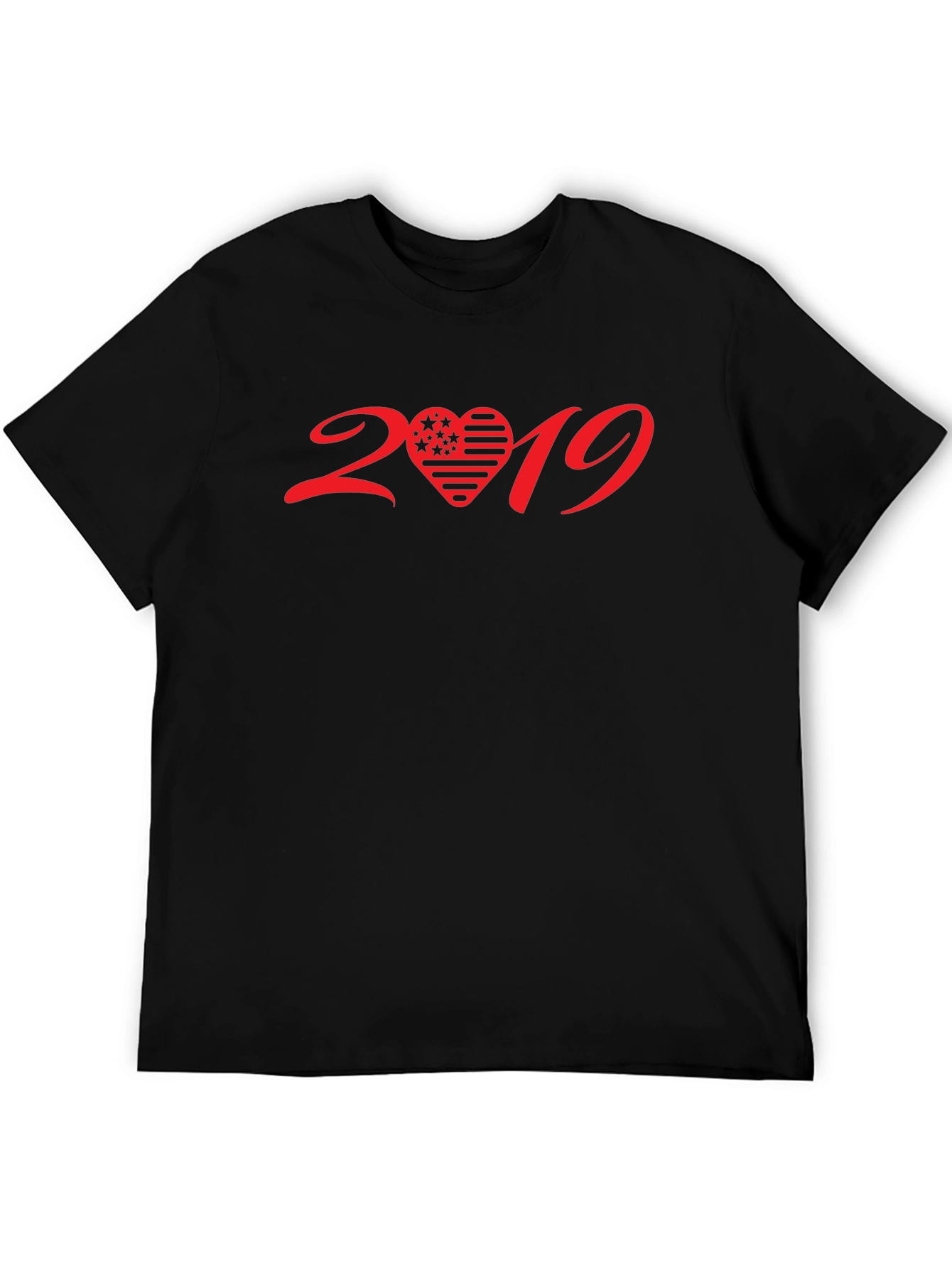 2019 Heart Graphic T-Shirt