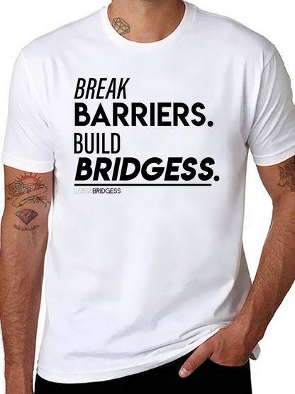 Break Barriers T-Shirt - Black Graphic Tee