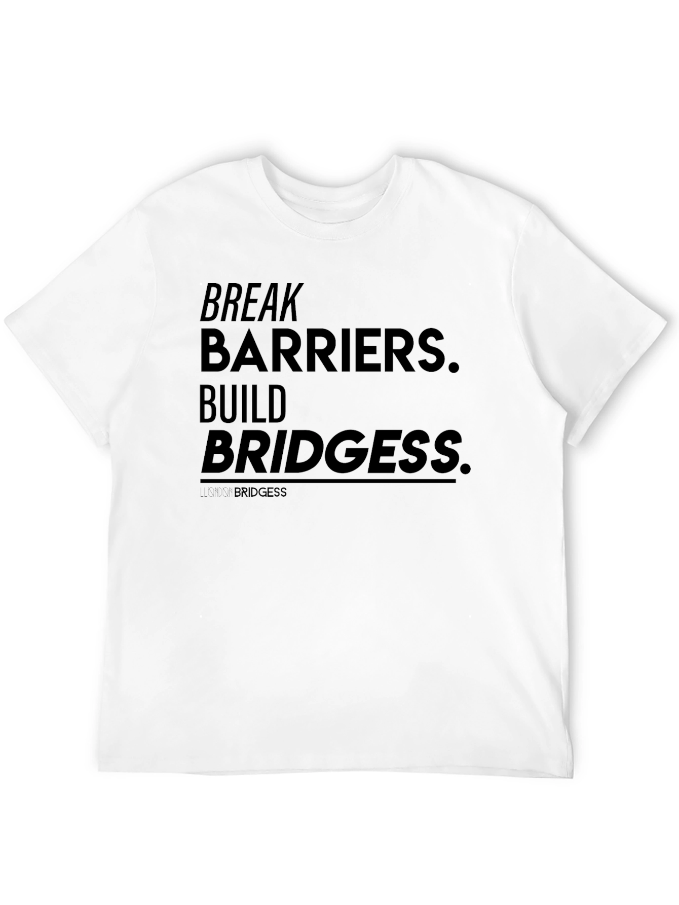 Break Barriers T-Shirt - Black Graphic Tee