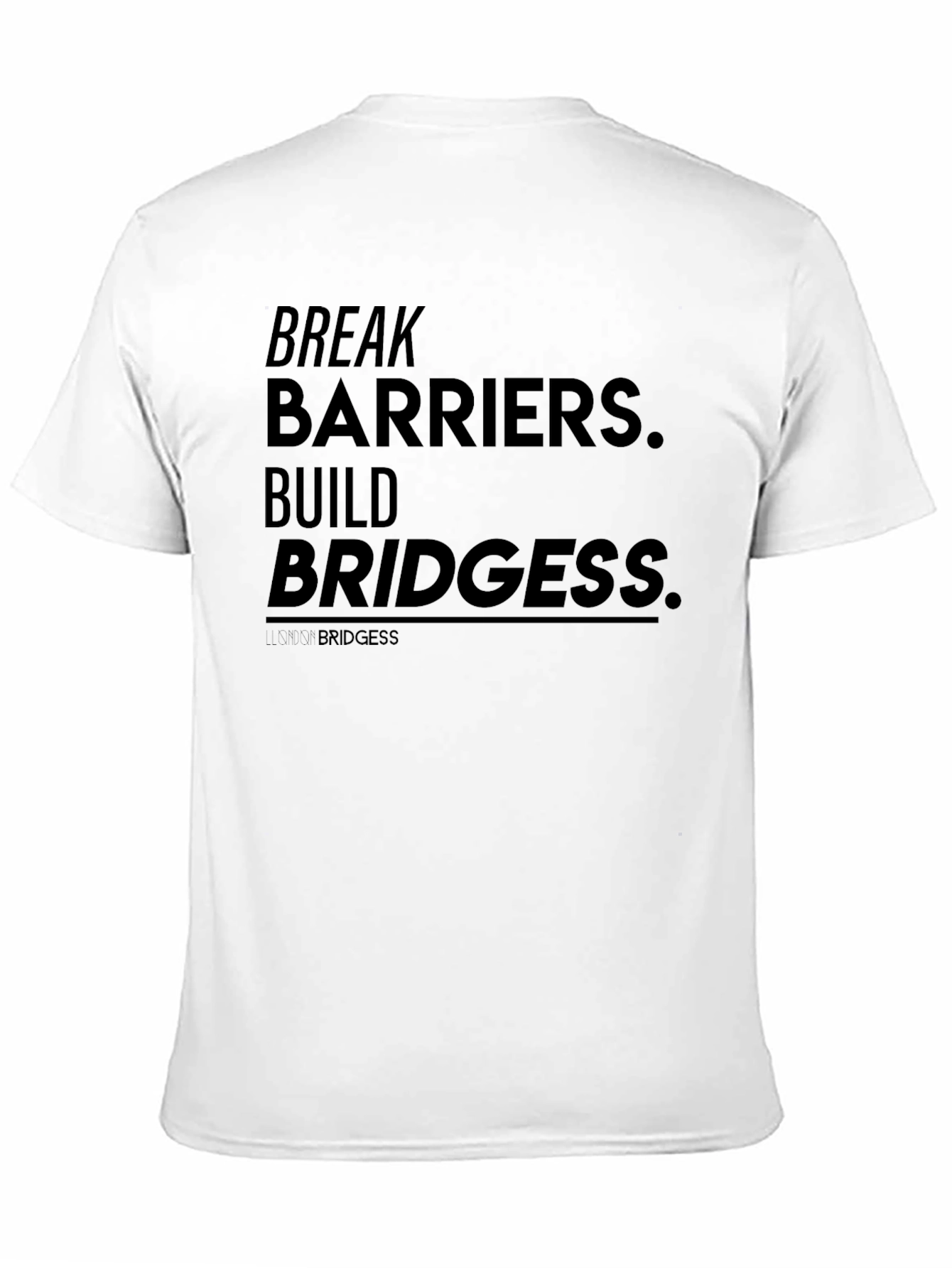 Break Barriers T-Shirt - Black Graphic Tee