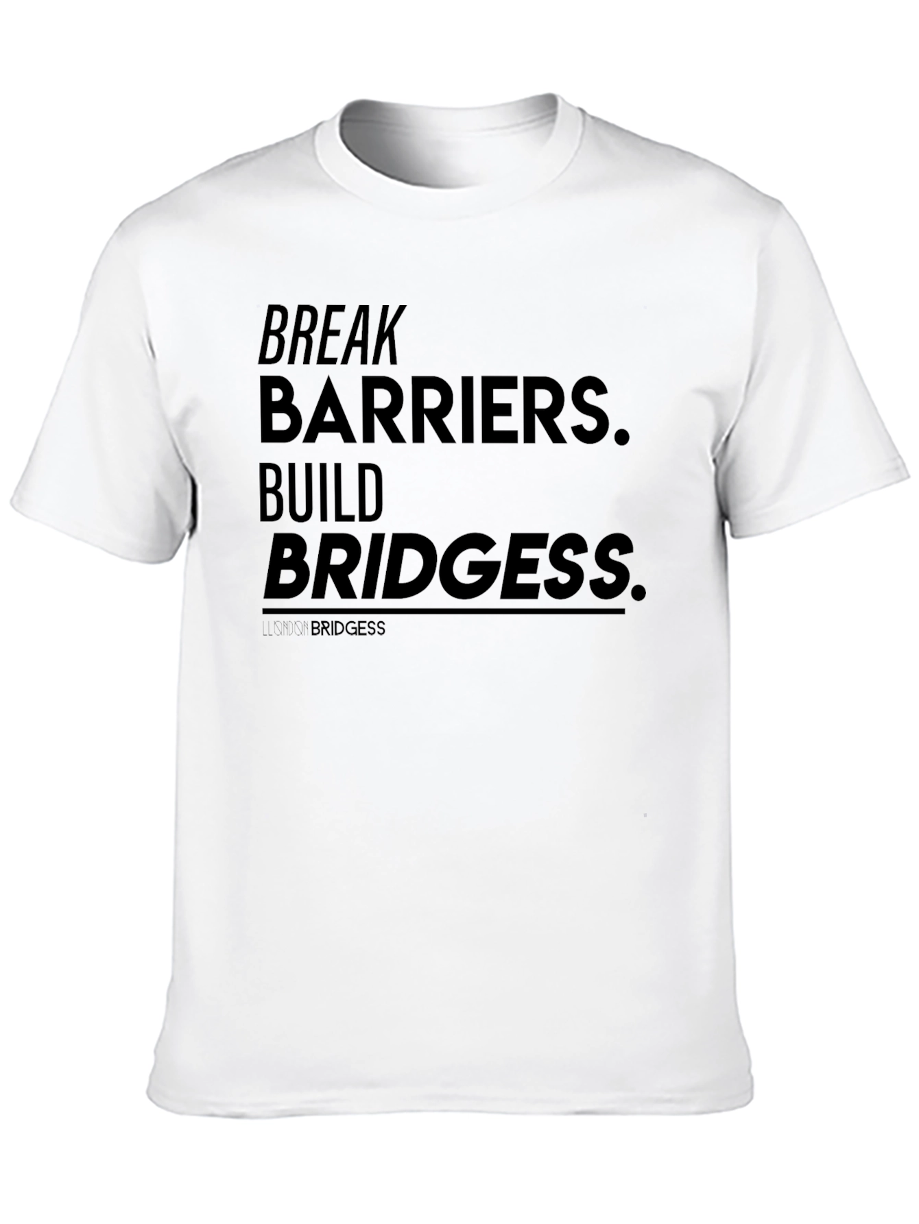 Break Barriers T-Shirt - Black Graphic Tee