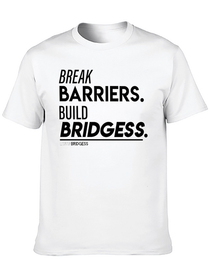 Break Barriers T-Shirt - Black Graphic Tee