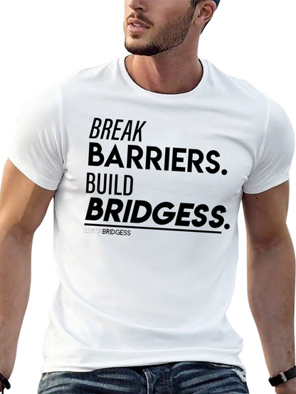 Break Barriers T-Shirt - Black Graphic Tee