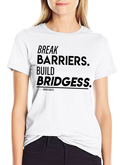Break Barriers T-Shirt - Black Graphic Tee