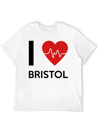 I Love Bristol Heartbeat T-Shirt