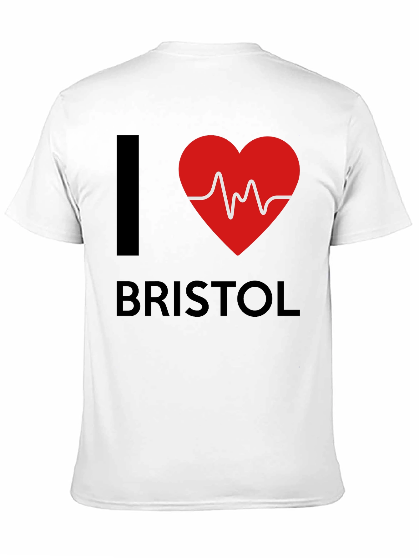 I Love Bristol Heartbeat T-Shirt