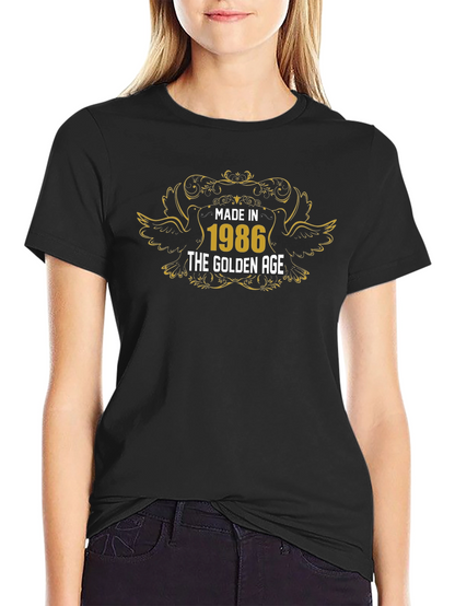 Made in 1986 T-Shirt Golden Age Graphic Tee