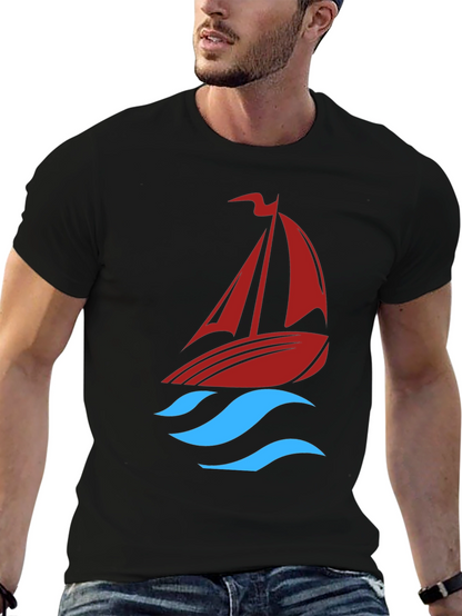 Sailboat Graphic Tee - Stylish & Unique Design
