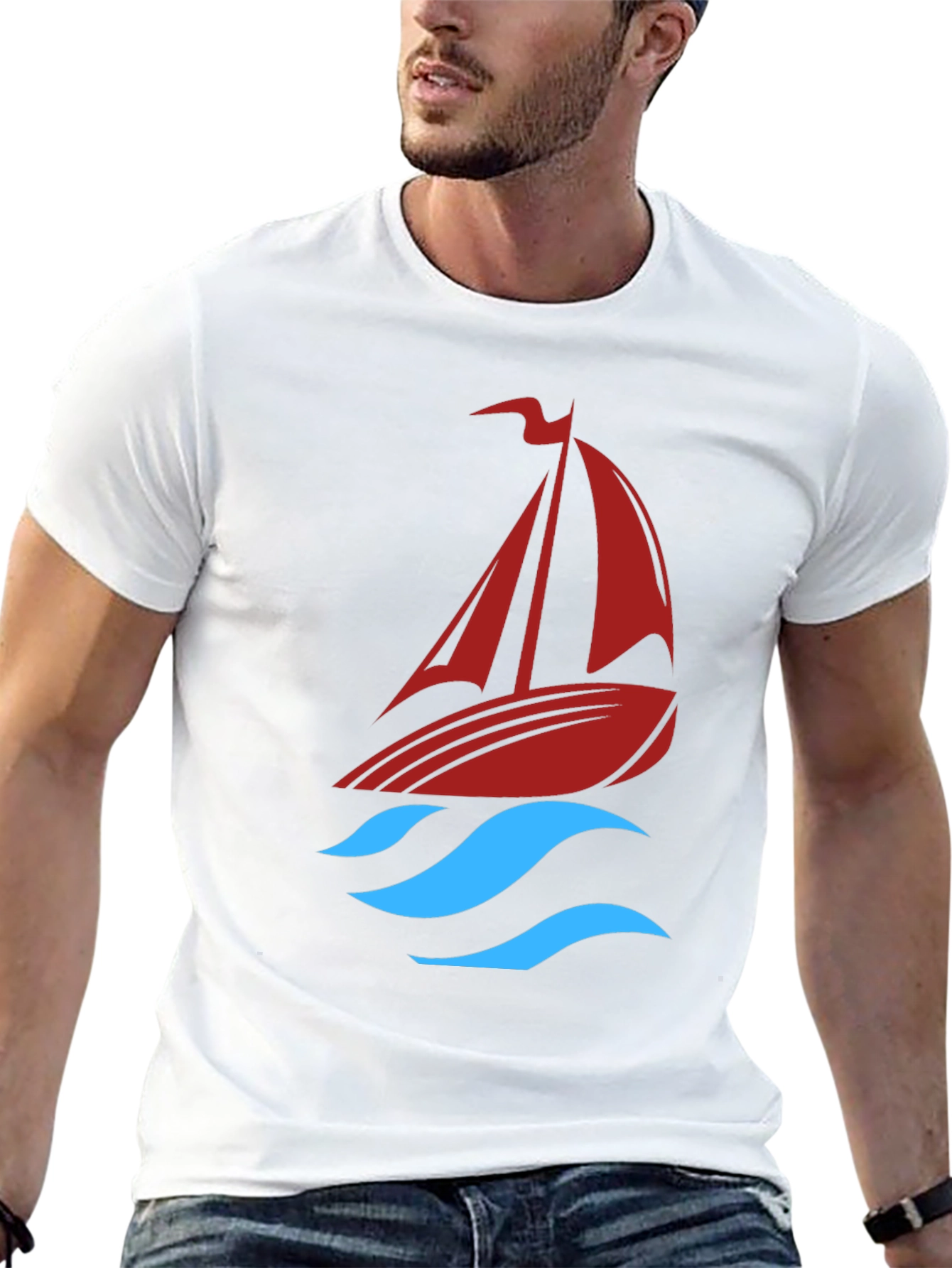 Sailboat Graphic Tee - Stylish & Unique Design