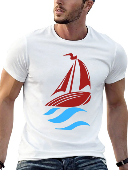 Sailboat Graphic Tee - Stylish & Unique Design