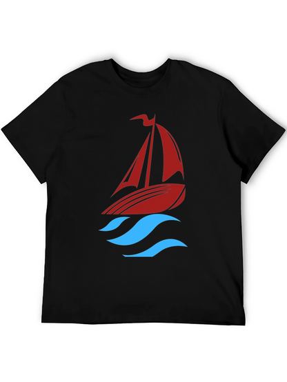 Sailboat Graphic Tee - Stylish & Unique Design