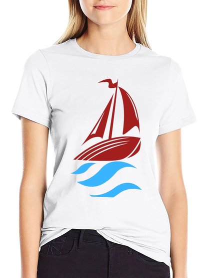 Sailboat Graphic Tee - Stylish & Unique Design