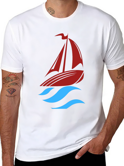 Sailboat Graphic Tee - Stylish & Unique Design