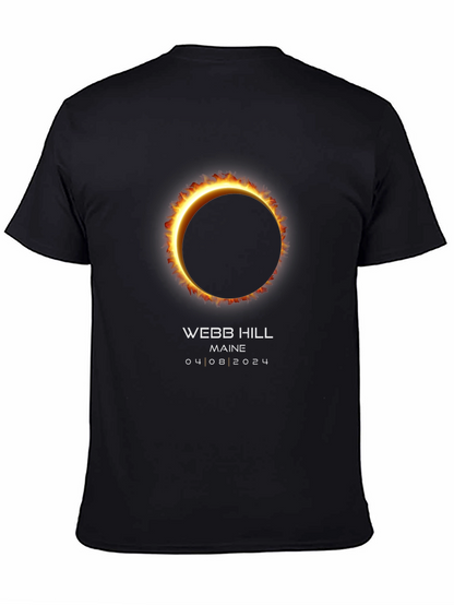 Webb Hill Maine Eclipse T-Shirt - April 8 2024