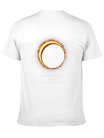 Webb Hill Maine Eclipse T-Shirt - April 8 2024