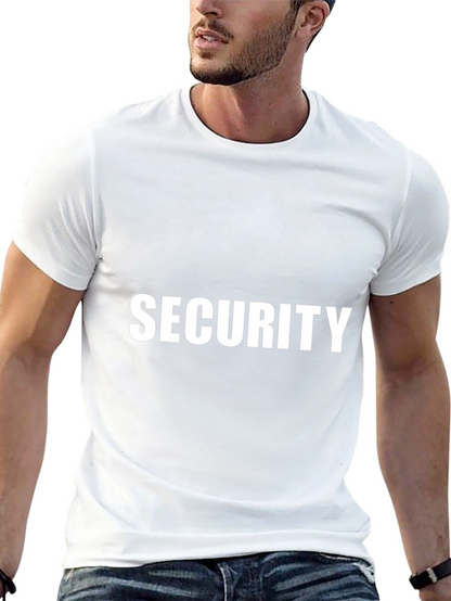 Security T-Shirt - Classic Crew Neck Short Sleeve