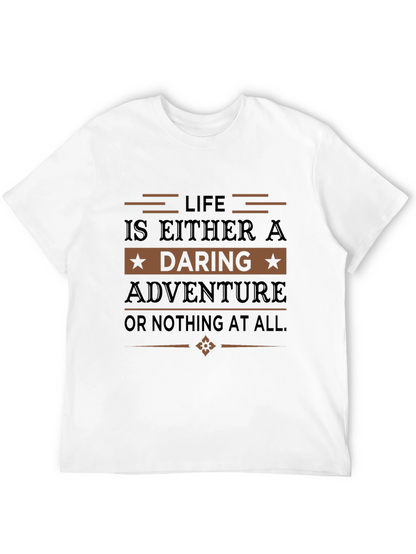 Daring Adventure Graphic T-Shirt - Inspirational Tee
