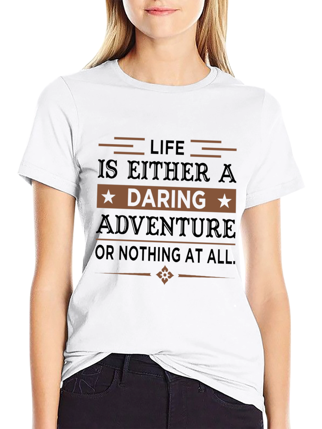 Daring Adventure Graphic T-Shirt - Inspirational Tee
