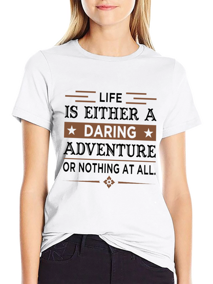 Daring Adventure Graphic T-Shirt - Inspirational Tee